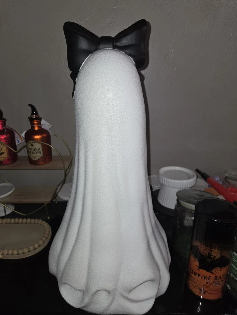 My Texas House Ghost With Black Bow